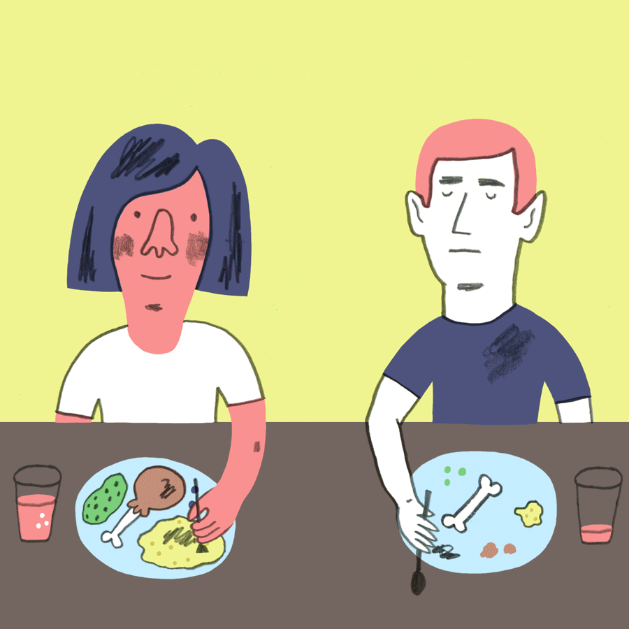 couple-eating